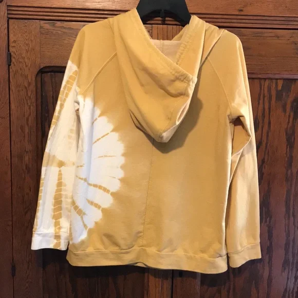 EASEL Tie Dye Cotton Blend Hoodie - Picture 4 of 5